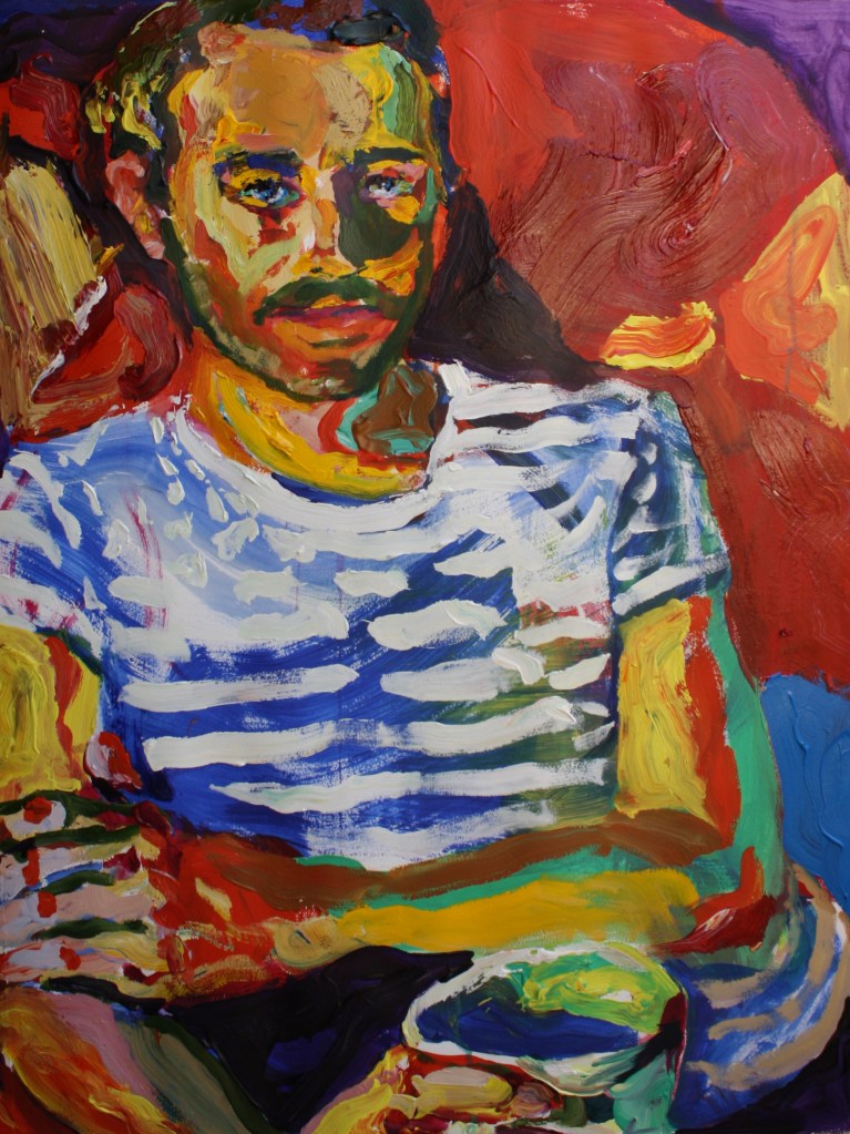 William! Acrylic on paper.