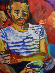 William! Acrylic on paper.