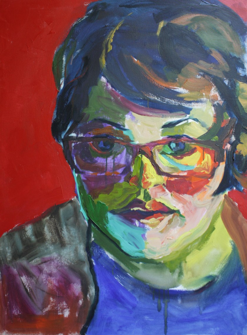 Trina! Acrylic on canvas.